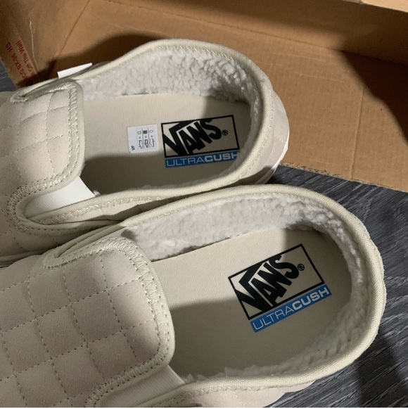 Vans Suede Slip-Er 2 Slippers Oatmeal / Sherpa 8 - Picture 8 of 9